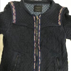 Zara embroidered blazer